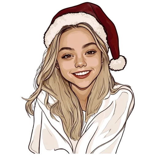 🎄 Стикер «KKK Girl» для Telegram