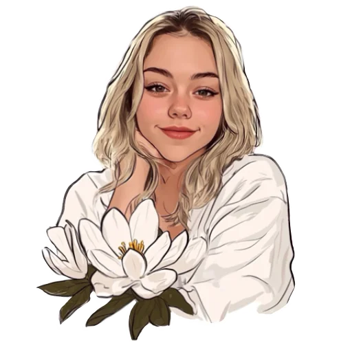 🌷 Стикер «KKK Girl» для Telegram