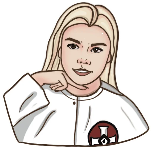 😏 Стикер «KKK Girl» для Telegram
