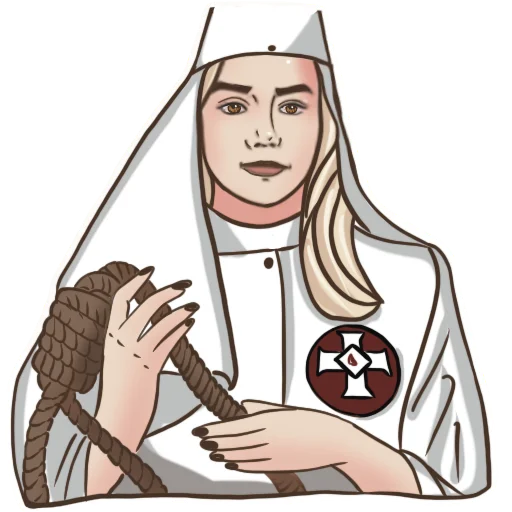 😎 Стикер «KKK Girl» для Telegram