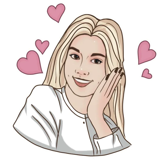 🥰 Стикер «KKK Girl» для Telegram