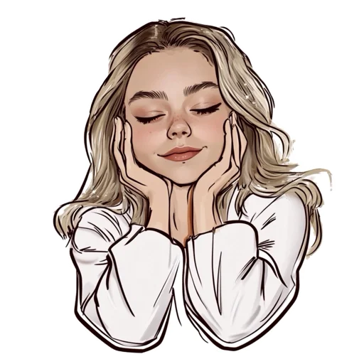 ☺️ Стикер «KKK Girl» для Telegram