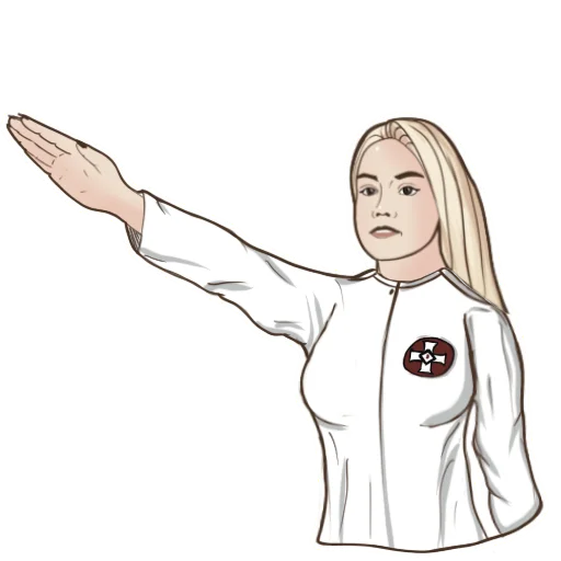 ✋ Стикер «KKK Girl» для Telegram