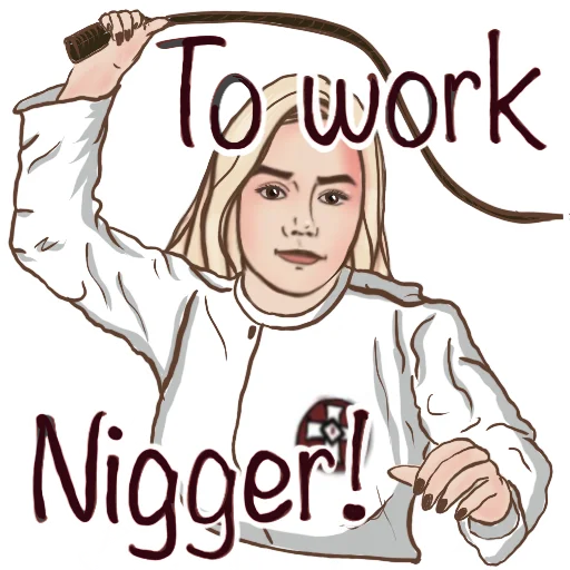 🤛 Стикер «KKK Girl» для Telegram