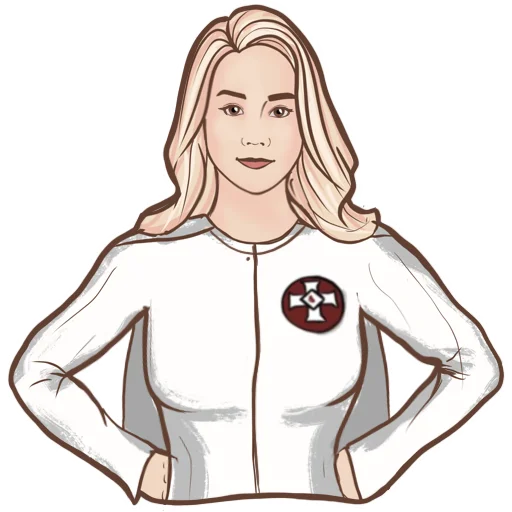 🤠 Стикер «KKK Girl» для Telegram