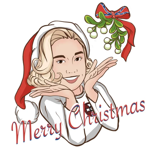 🎄 Стикер «KKK Girl» для Telegram