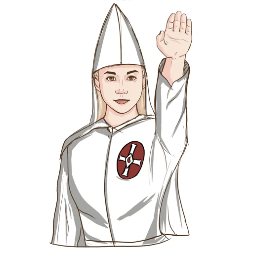 ✋ Стикер «KKK Girl» для Telegram