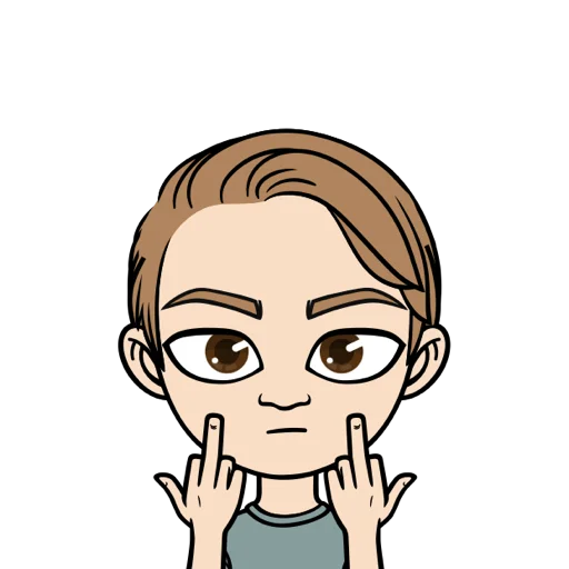 🖕 Стикер «Dixojyq» для Telegram