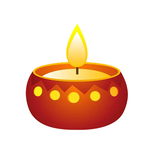 🕯 Стикер «Diya Candle» для Telegram