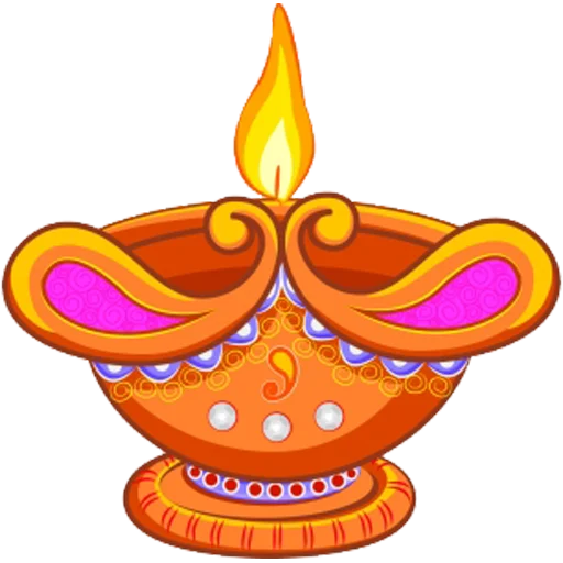 🪔 Стикер «Diya Candle» для Telegram