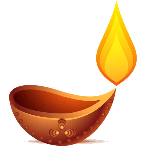 🪔 Стикер «Diya Candle» для Telegram