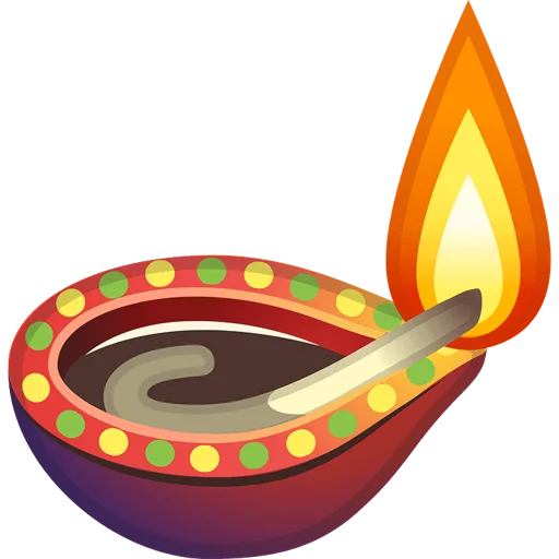 🪔 Стикер «Diya Candle» для Telegram
