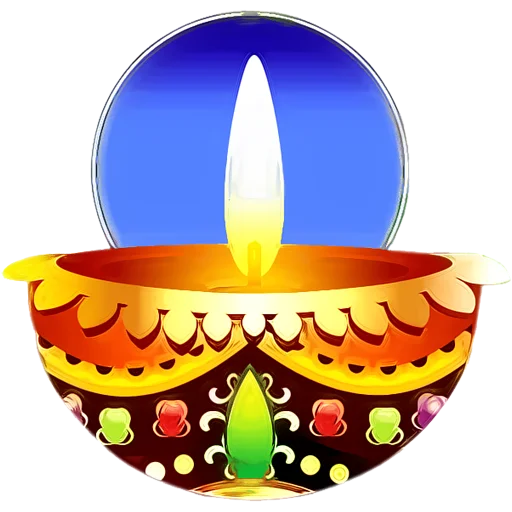 🪔 Стикер «Diya Candle» для Telegram