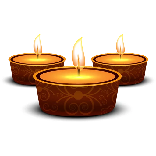 🪔 Стикер «Diya Candle» для Telegram