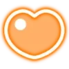 Стикер 5 Neon Hearts