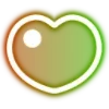Стикер 38 Neon Hearts