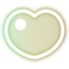 Стикер 41 Neon Hearts