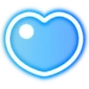 Стикер 58 Neon Hearts
