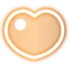 Стикер 45 Neon Hearts