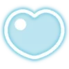 Стикер 14 Neon Hearts