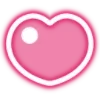 Стикер 11 Neon Hearts