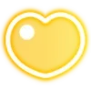 Стикер 43 Neon Hearts