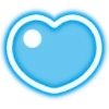Стикер 27 Neon Hearts