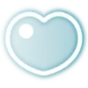 Стикер 47 Neon Hearts