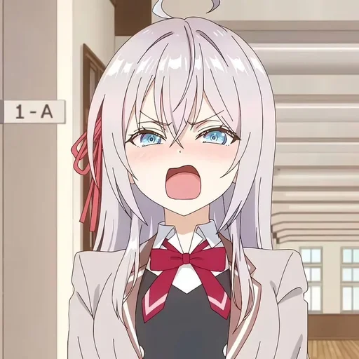 🤬 Стикер «Tokidoki Bosotto Russia go de Dereru Tonari no Alya san» для Telegram