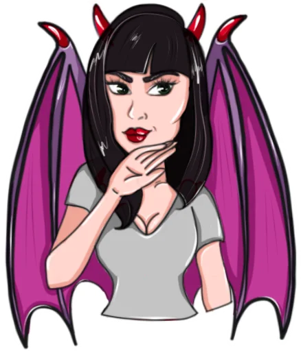 😈 Стикер «Джу» для Telegram