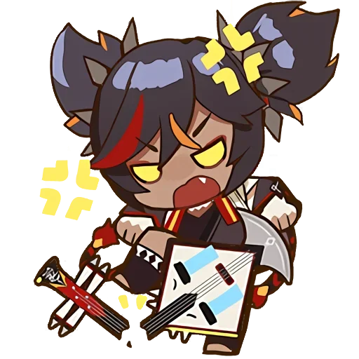 😡 Стикер «Genshin impact stickers chat» для Telegram