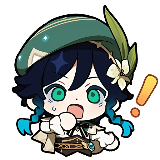 😰 Стикер «Genshin impact stickers chat» для Telegram