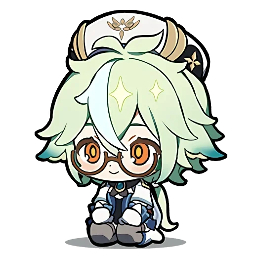 🧎‍♀️ Стикер «Genshin impact stickers chat» для Telegram