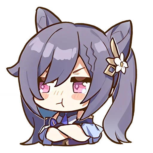 😠 Стикер «Genshin impact stickers chat» для Telegram
