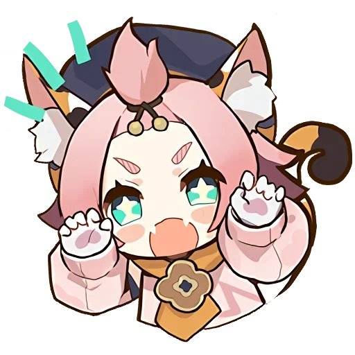 😈 Стикер «Genshin impact stickers chat» для Telegram