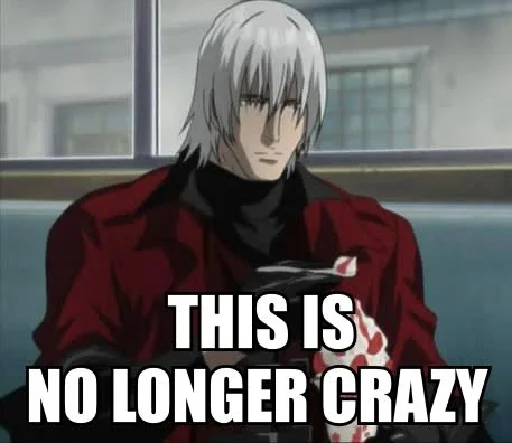 😔 Стикер «Devil May Cry - Spardaposting» для Telegram