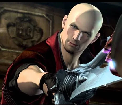 👨‍🦲 Стикер «Devil May Cry - Spardaposting» для Telegram