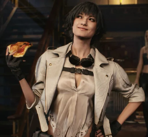 🍕 Стикер «Devil May Cry - Spardaposting» для Telegram