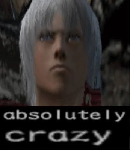 🤪 Стикер «Devil May Cry - Spardaposting» для Telegram