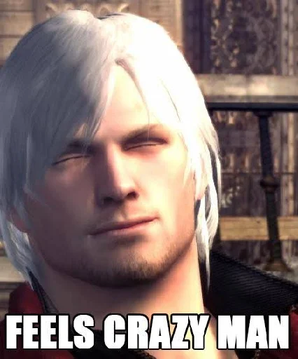 😜 Стикер «Devil May Cry - Spardaposting» для Telegram