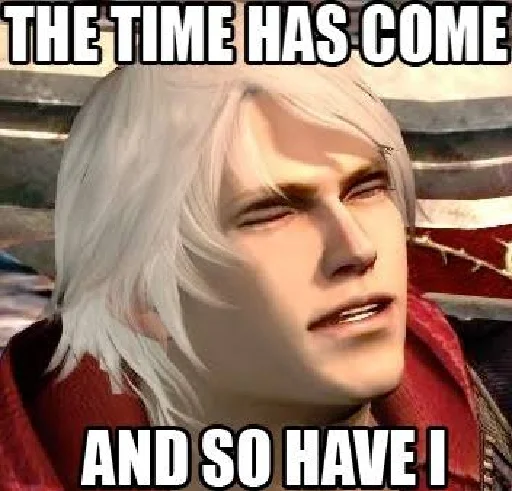 😌 Стикер «Devil May Cry - Spardaposting» для Telegram