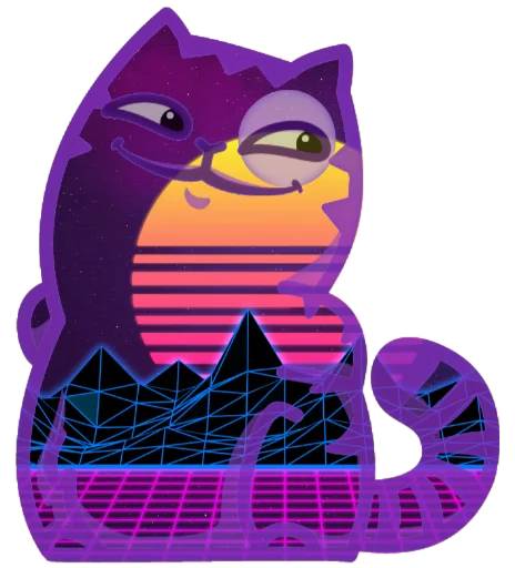 Стикер 26 Wavecat Persik