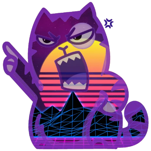 Стикер 3 Wavecat Persik