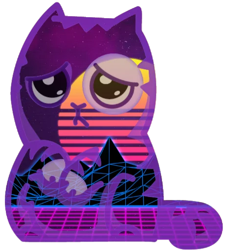 Стикер 6 Wavecat Persik