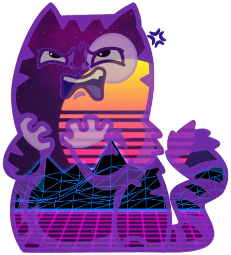 Стикер 7 Wavecat Persik