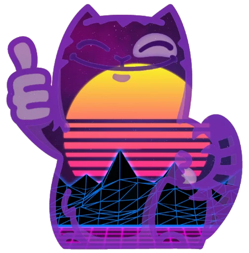 Стикер 15 Wavecat Persik