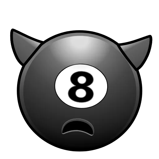 👿 Стикер «8 Ball» для Telegram