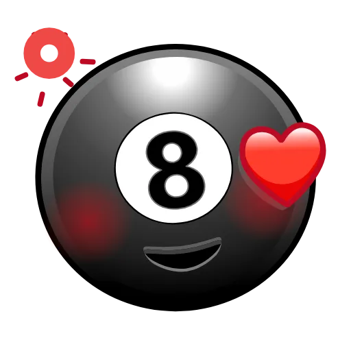 🥰 Стикер «8 Ball» для Telegram