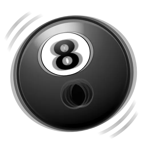 🫨 Стикер «8 Ball» для Telegram