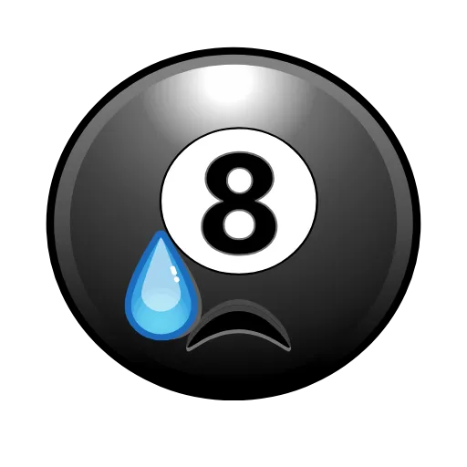 😢 Стикер «8 Ball» для Telegram